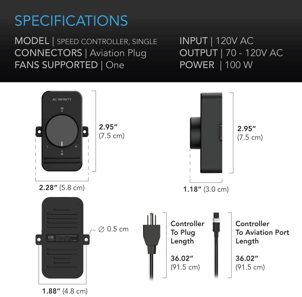 AC Infinity Booster Duct Fan 8