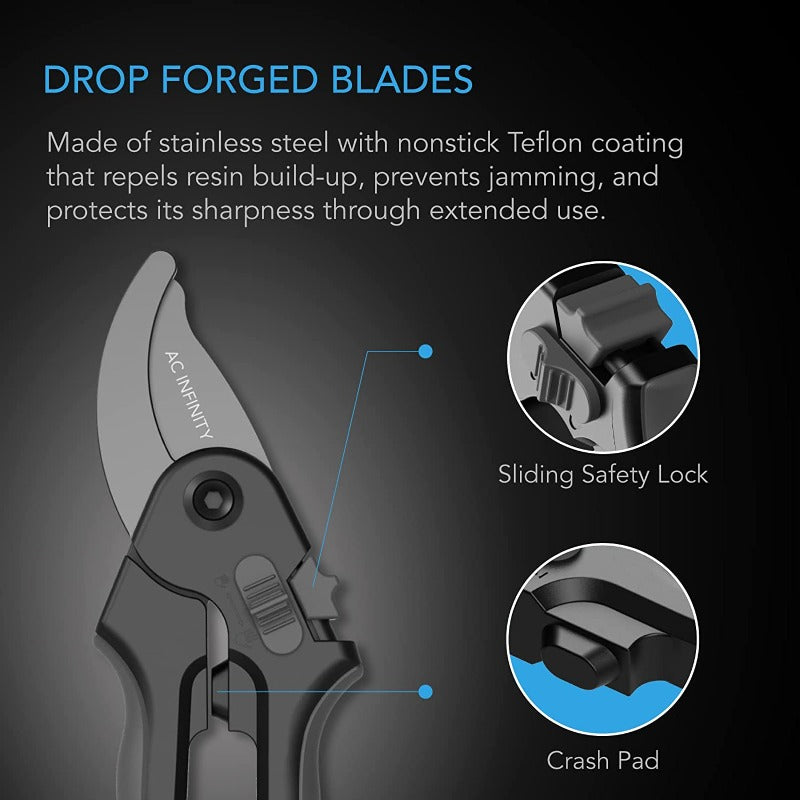 AC Infinity Stainless Steel Pruning Shears